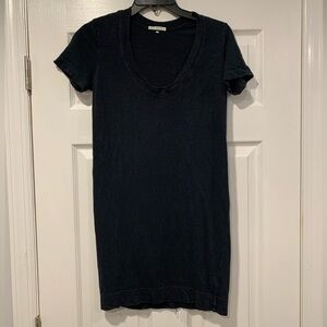 James Perse Short Sleeve Scoop Neck T-shirt Dress